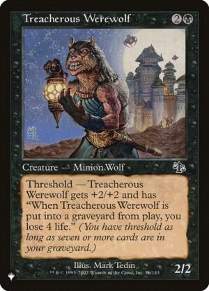 Treacherous Werewolf<br /><span class="collector-number">Collector No. JUD-76</span>