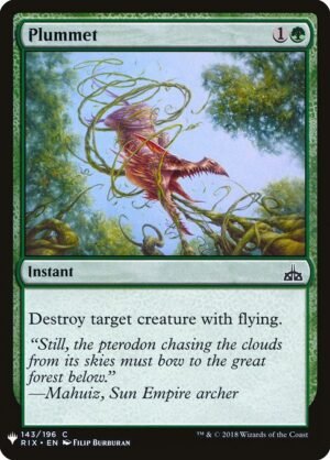 Plummet<br /><span class="collector-number">Collector No. RIX-143</span>