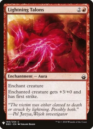 Lightning Talons<br /><span class="collector-number">Collector No. BBD-180</span>