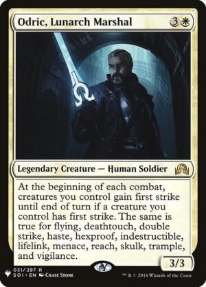 Odric, Lunarch Marshal<br /><span class="collector-number">Collector No. SOI-31</span>