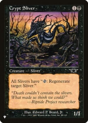 Crypt Sliver<br /><span class="collector-number">Collector No. LGN-63</span>