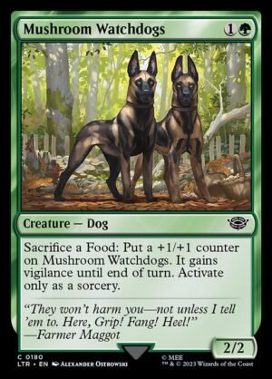 Mushroom Watchdogs<br /><span class="collector-number">Collector No. 180</span>