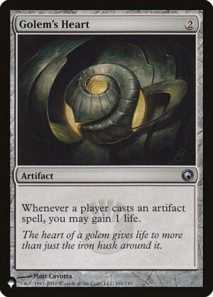Golem's Heart<br /><span class="collector-number">Collector No. SOM-161</span>