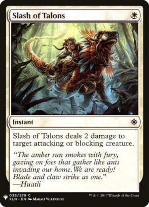 Slash of Talons<br /><span class="collector-number">Collector No. XLN-38</span>