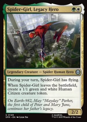 Spider-Girl, Legacy Hero - Foil<br /><span class="collector-number">Collector No. 149</span>