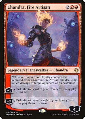 Chandra, Fire Artisan<br /><span class="collector-number">Collector No. 119</span>