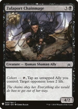 Zulaport Chainmage<br /><span class="collector-number">Collector No. OGW-93</span>