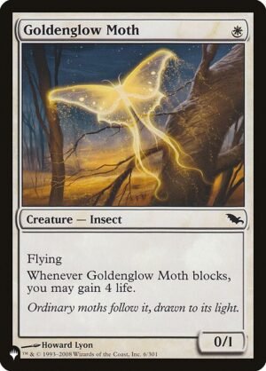 Goldenglow Moth<br /><span class="collector-number">Collector No. SHM-6</span>