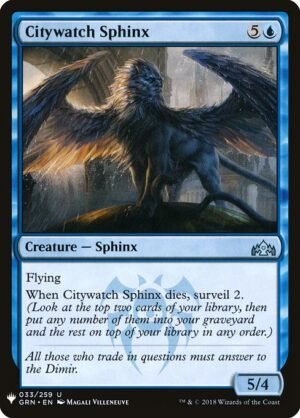 Citywatch Sphinx<br /><span class="collector-number">Collector No. GRN-33</span>