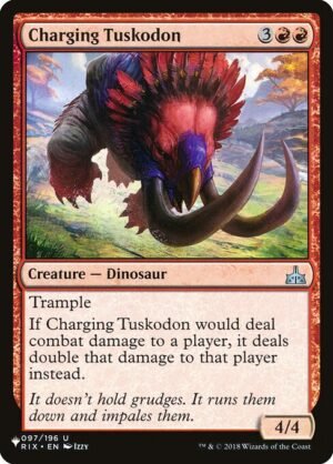 Charging Tuskodon<br /><span class="collector-number">Collector No. RIX-97</span>