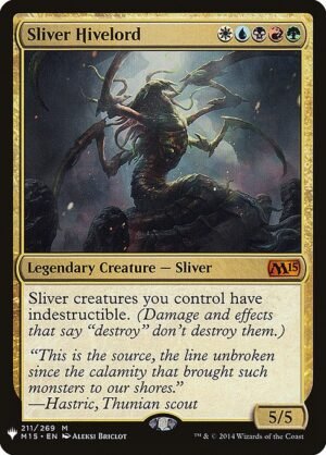 Sliver Hivelord<br /><span class="collector-number">Collector No. M15-211</span>