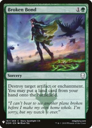 Broken Bond<br /><span class="collector-number">Collector No. DOM-157</span>