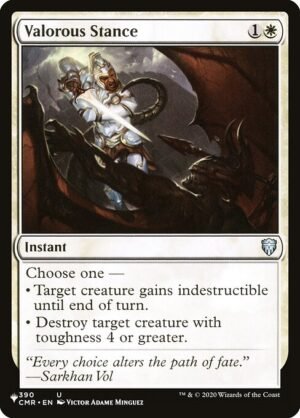 Valorous Stance<br /><span class="collector-number">Collector No. CMR-390</span>