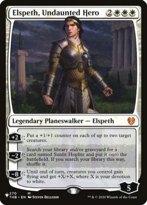 Elspeth, Undaunted Hero<br /><span class="collector-number">Collector No. THB-270</span>