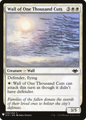 Wall of One Thousand Cuts<br /><span class="collector-number">Collector No. MH1-36</span>