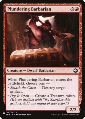 Plundering Barbarian<br /><span class="collector-number">Collector No. AFR-158</span>