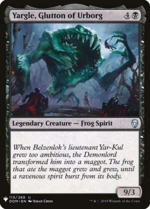 Yargle, Glutton of Urborg<br /><span class="collector-number">Collector No. DOM-113</span>