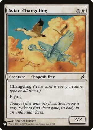 Avian Changeling<br /><span class="collector-number">Collector No. LRW-4</span>