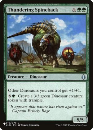 Thundering Spineback<br /><span class="collector-number">Collector No. XLN-210</span>