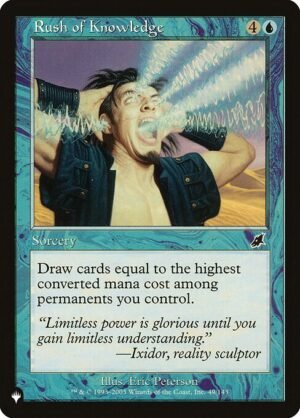 Rush of Knowledge<br /><span class="collector-number">Collector No. SCG-49</span>