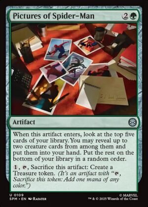 Pictures of Spider-Man - Foil<br /><span class="collector-number">Collector No. 109</span>