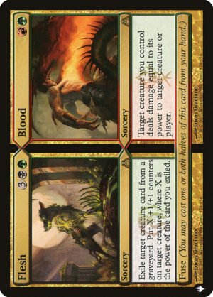 Flesh // Blood<br /><span class="collector-number">Collector No. DGM-128</span>