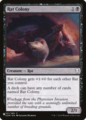 Rat Colony<br /><span class="collector-number">Collector No. DOM-101</span>