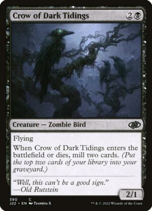 Crow of Dark Tidings<br /><span class="collector-number">Collector No. 390</span>