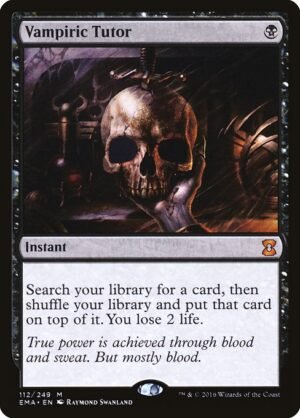 Vampiric Tutor<br /><span class="collector-number">Collector No. 112</span>