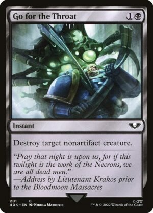 Go for the Throat<br /><span class="collector-number">Collector No. 201</span>