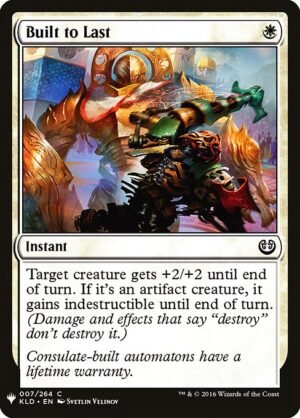 Built to Last<br /><span class="collector-number">Collector No. KLD-7</span>