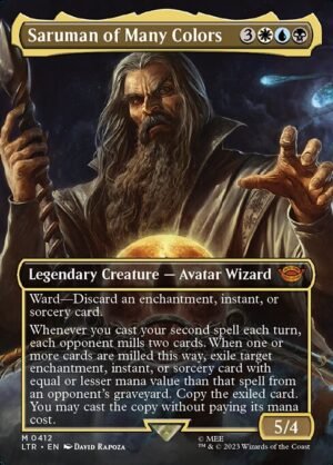 Saruman of Many Colors<br /><span class="collector-number">Collector No. 412</span>