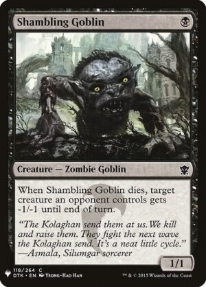 Shambling Goblin<br /><span class="collector-number">Collector No. DTK-118</span>