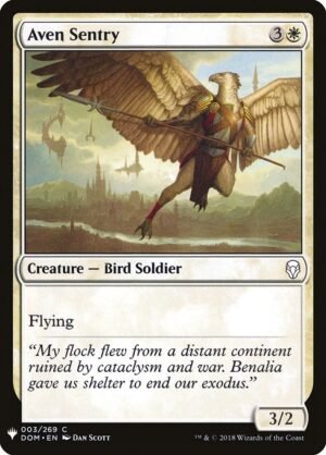 Aven Sentry<br /><span class="collector-number">Collector No. DOM-3</span>