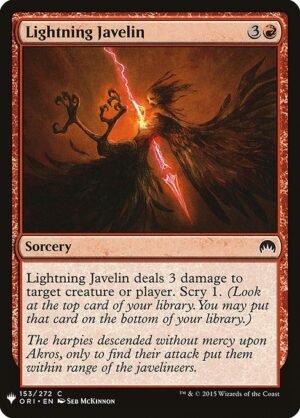 Lightning Javelin<br /><span class="collector-number">Collector No. ORI-153</span>