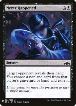 Never Happened<br /><span class="collector-number">Collector No. GRN-80</span>