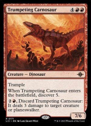 Trumpeting Carnosaur<br /><span class="collector-number">Collector No. 171</span>