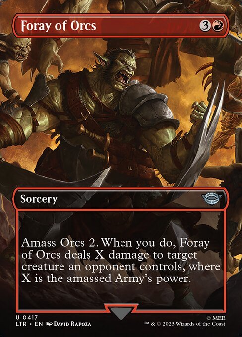 Foray of Orcs<br /><span class="collector-number">Collector No. 417</span>