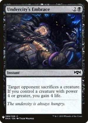 Undercity's Embrace<br /><span class="collector-number">Collector No. RNA-89</span>