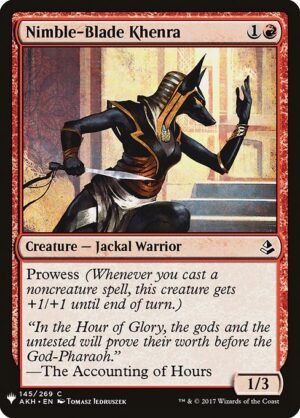 Nimble-Blade Khenra<br /><span class="collector-number">Collector No. AKH-145</span>