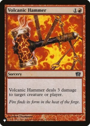 Volcanic Hammer<br /><span class="collector-number">Collector No. 8ED-231</span>