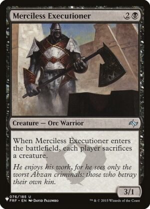 Merciless Executioner<br /><span class="collector-number">Collector No. FRF-76</span>