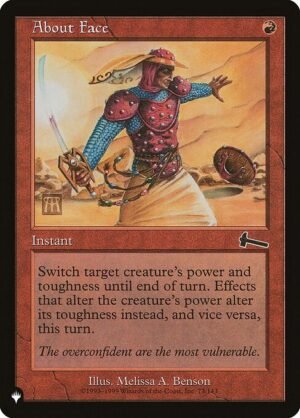 About Face<br /><span class="collector-number">Collector No. ULG-73</span>