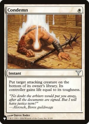 Condemn<br /><span class="collector-number">Collector No. DIS-8</span>