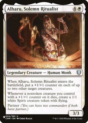 Alharu, Solemn Ritualist<br /><span class="collector-number">Collector No. CMR-4</span>