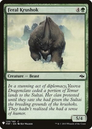 Feral Krushok<br /><span class="collector-number">Collector No. FRF-128</span>