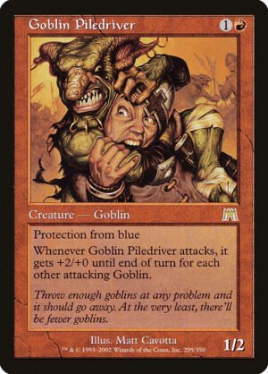 Goblin Piledriver<br /><span class="collector-number">Collector No. 205</span>