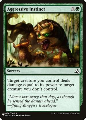 Aggressive Instinct<br /><span class="collector-number">Collector No. GS1-34</span>