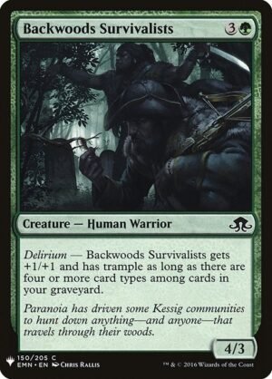 Backwoods Survivalists<br /><span class="collector-number">Collector No. EMN-150</span>