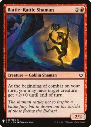 Battle-Rattle Shaman<br /><span class="collector-number">Collector No. E01-40</span>